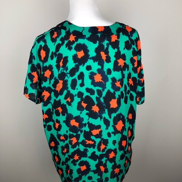 {Cabi} multi color leopard print blouse - Picture 3 of 4